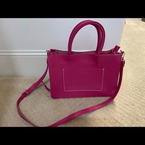 Red Cuckoo hot pink purse